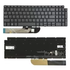 适用于戴尔 Inspiron 15 7590 / 7791 / 5584 美版背光笔记本电脑键盘 (黑色)